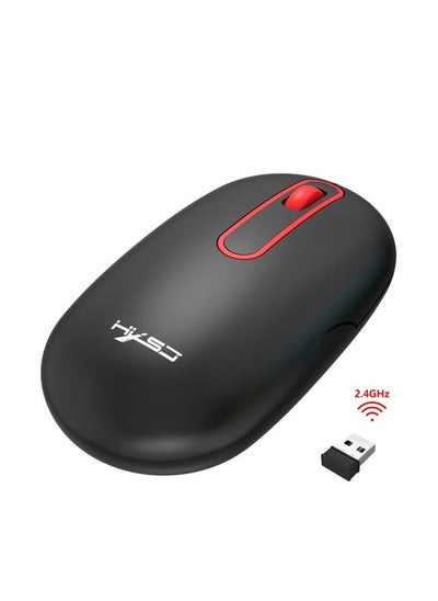 Buy HXSJ T15 2.4GHz 4 Keys Wireless Mute Mouse(Black) in Saudi Arabia