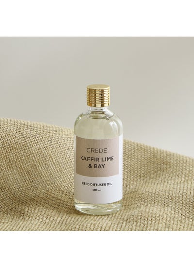 اشتري عبوة إعادة تعبئة زيت عطري من Crede Kaffir Lime and Bay Reed بحجم 100 مل في الامارات