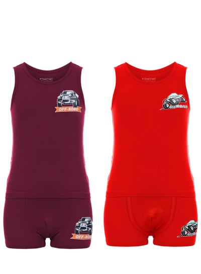 Buy Bundle OF Two Sleeveless Top & Boxer - For Kids in Egypt