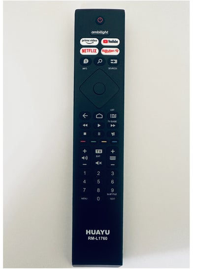 Buy SMART TV Remote Controller For PHILIPS Black in UAE