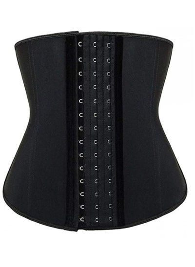 اشتري Womens Waist Trainer Underbust 25 Steel Boned Sports Fitness Workout Hourglass Body Shaper Weight Loss XXL Size في الامارات