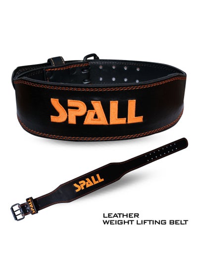 Buy Spall Weightlifting Belt For Gym Fitness Weight Lifting Gym Home Body Waist Strength Training Exercise Power Building Pull Up in UAE