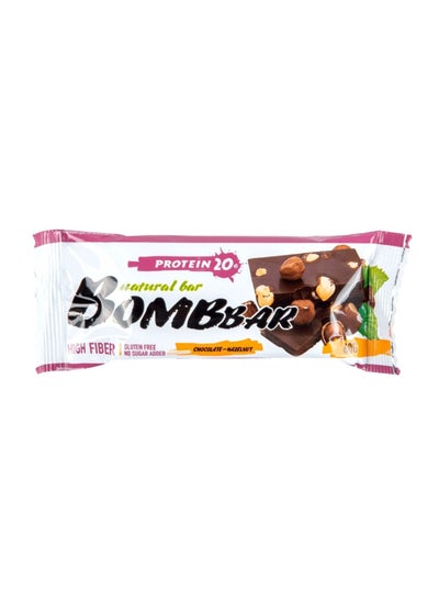 اشتري Bombbar Protein Bar Chocolate and Hazelnut 60g في الامارات