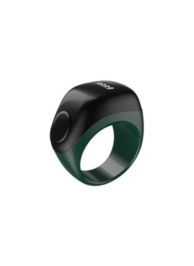 Buy Smart Tasbih Zikr Ring Flex F01 Plastic Version 3 Sizes Muslim Prayer Prayer timing reminder OLED display Tasbih Counter Smart Ring Green in UAE