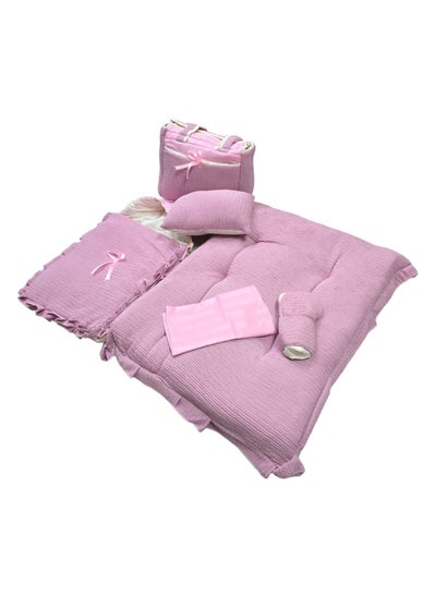 اشتري 6-Piece Set of Bed Sheet Baby House Diaper Bag Nursing Home في السعودية