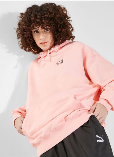 Buy Downtown Oversized Graphic Hoodie in UAE