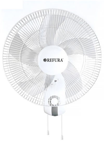 Buy 16 inch 3 Speed Wall Mount Fan White 70W in Saudi Arabia