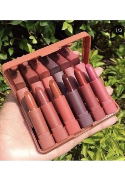 Buy 6-Piece Lipsticks Mini Set Multicolour in Egypt