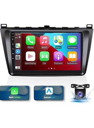 Buy Android Car Stereo for Mazda 6 2007 To 2012 With Wireless Apple Carplay Android Auto 9 Inch Touchscreen Mazda Car Radio With WIFI GPS Navigation Bluetooth FM AHD Backup Camera in UAE