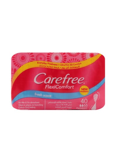 اشتري Panty Liners Flexi Comfort Fresh Pack of 40 Count في الامارات