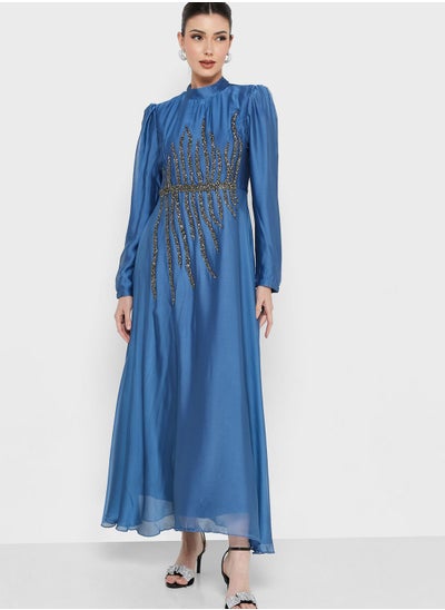 Buy Embellished A-Line Dress in UAE