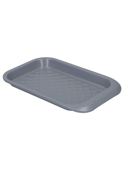 اشتري Masterclass Smart Ceramic Baking Tray With RobUSt Non Stick Coating, Carbon Steel, 23 X 15 Cm Small Stackable Cookie Sheet في الامارات