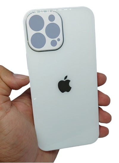 Buy iPhone 13 Pro Max Slim Shockproof Case Camera Lens Protection Cover 6.7 inch White in UAE