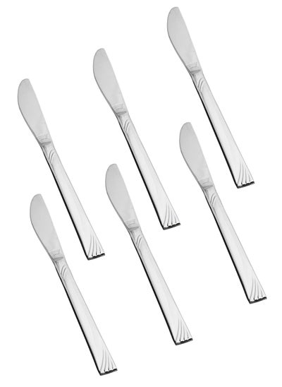 Buy Japanese stainless steel dinner knife set  6 pieces in Saudi Arabia