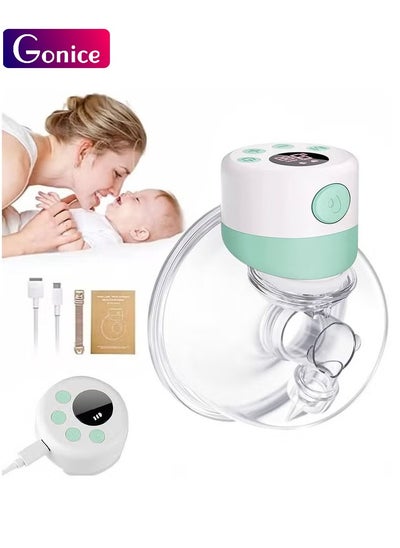 Buy Wearable Electric Breast Pump - USB Rechargeable, Hands-Free, and Portable Electric Breast Pump, Wireless Pump, Low Noise &Painless Breastfeeding in Saudi Arabia