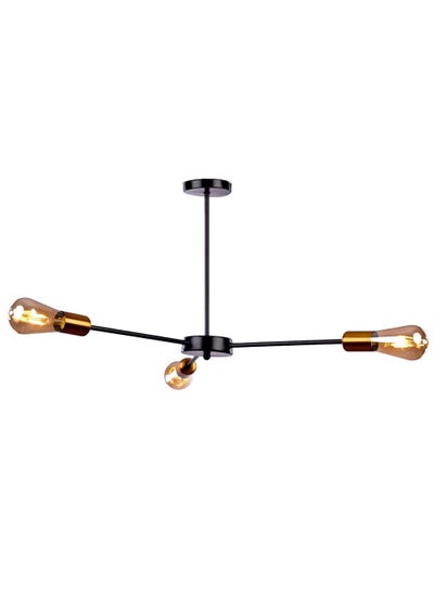 Buy Modern Tia black&gold chandelier MBG 3 in Egypt