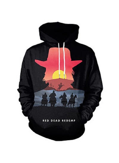 Buy Wilderness Escort 2 RED DEAD REDEMPTION 2 3D Digital Printed Hooded Sweater in Saudi Arabia