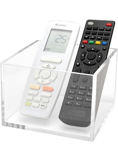 Remote Control Holder For Table, Acrylic Tv Remote Caddy Desk Organizer ...