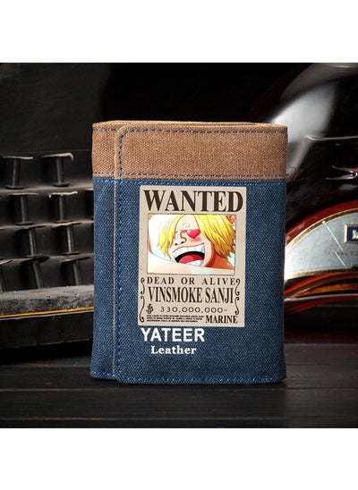 Buy New ONE PIECE Canvas Vertical Wallet in UAE