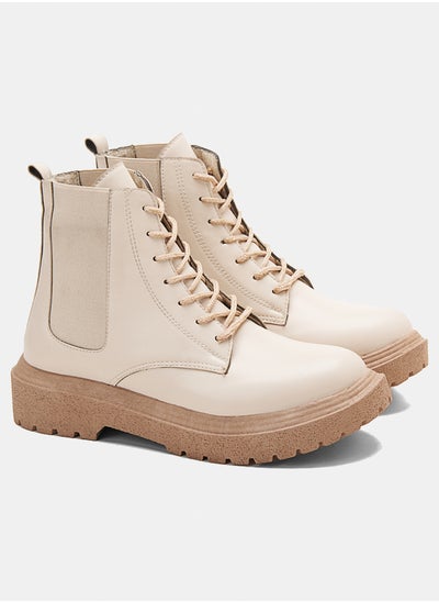 Buy Lace Up Lug Boots in Egypt