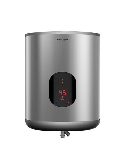 Buy TORNADO Electric Water Heater 45 Liter, Digital, Silver EWH-S45CSE-S in Egypt