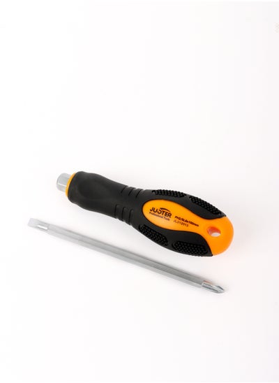 Buy 2 In 1 Screwdriver 100/6 With Rubber Handle in Saudi Arabia