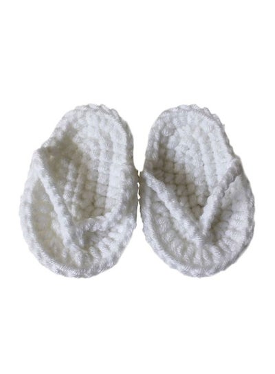 Buy Crochet Kniited Baby Slipper Photography Props Set in Saudi Arabia