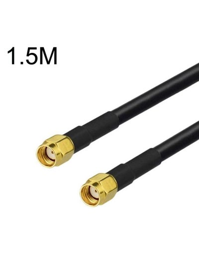 Buy RP-SMA Male To RP-SMA Male RG58 Coaxial Adapter Cable, Cable Length:1.5m in Saudi Arabia