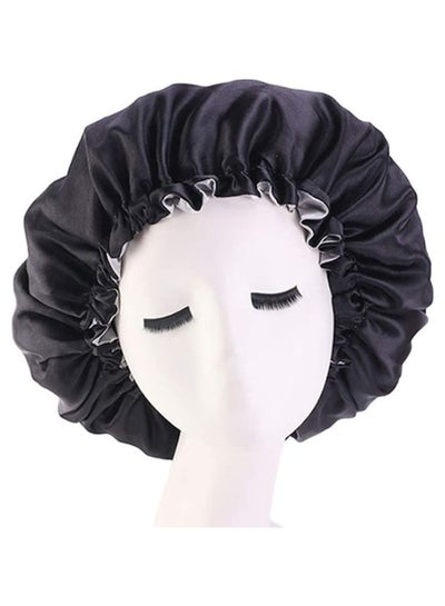 اشتري Women's Adjustable Reversible Satin Bonnet - Soft Double Sided Sleep Cap, Protects Natural Hair, Assorted Colors في الامارات