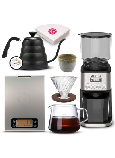 Buy Drip Coffee set with Electric Grinder in Saudi Arabia