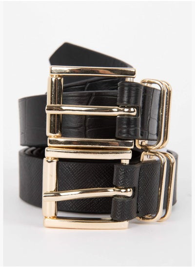 Buy 2 Pack Woman Classic Belt in UAE