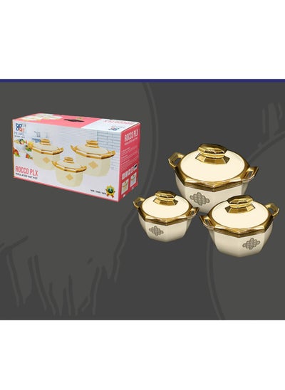 Buy 3 Pcs Casserole Set in Saudi Arabia