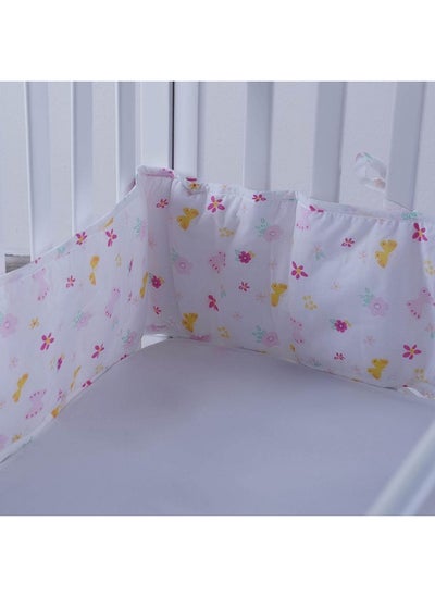 Buy Little-Butterfly Cot Bed Bumper Green 70X130X25cm in UAE