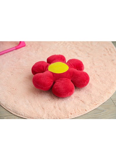 Buy Flower Shaped Cushion 30x30 Cm Pink in UAE