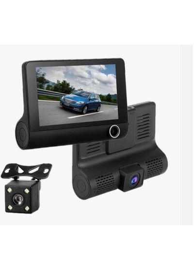 اشتري 3 in 1 4 inch 170 Degree Wide Angle Night Vision HD 1080P Video Car DVR, Support Motion Detection في الامارات