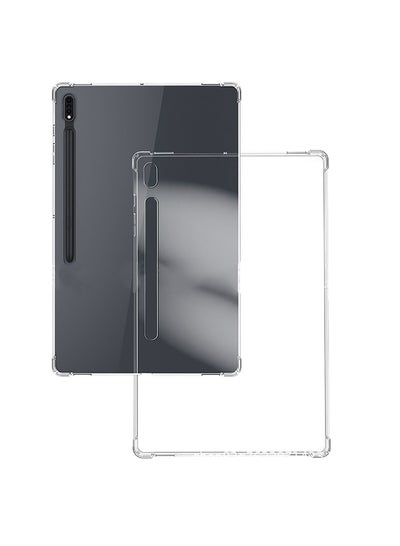 Buy TPU Bumper Corner Case Cover For Samsung Galaxy Tab S8 Ultra Clear in Saudi Arabia