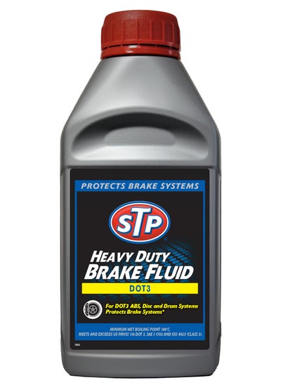 Buy Heavy Duty Brake Fluid Dot3, Protects Brake Systems,  For Dot3, Amb, Disc And Drum Systems in UAE