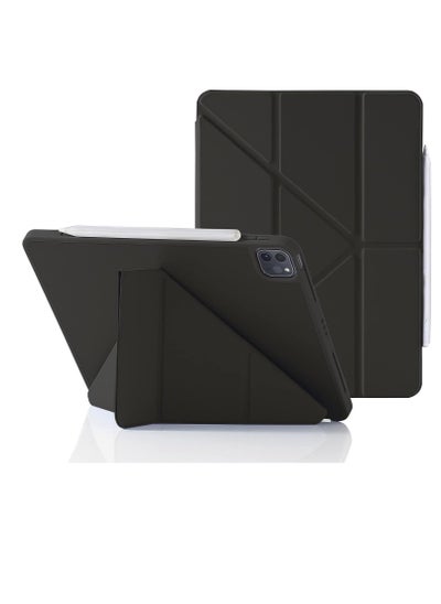 اشتري Compatible with iPad Pro 11 Inch Case 2022(4th Gen)/2021(3rd Gen)/2020(2nd Gen) Case, Smart Stand, Pencil Holder, Shockproof Slim Lightweight Leather Cover, Modern Abstract Design في مصر