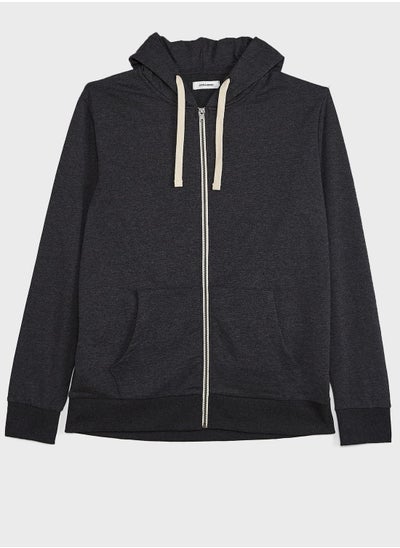 Buy Holmen Regular Fit Zip Through Hoodie in UAE