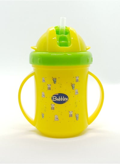 Buy Baby's Plastic Straw Cup with Hands- Assorted in Egypt