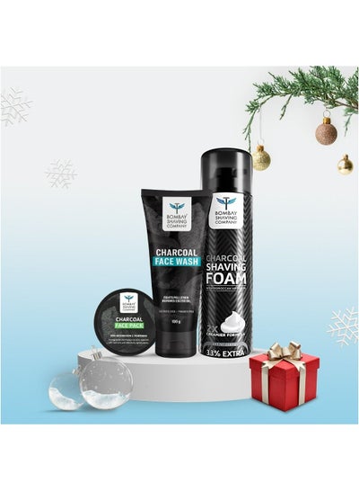 Buy Charcoal Shave and Skin Care Combo in UAE