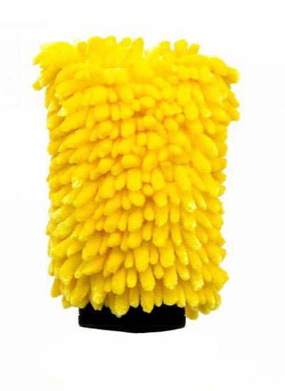 اشتري RHINOMOTIVE - Car Wash Glove Sponge 22cm Yellow في الامارات