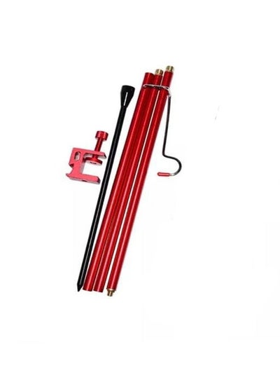 Buy Telescopic Mini Foldable Lamp Holder Rod for Fishing Outdoor Camping Hiking BBQ Lantern Light Pole in UAE