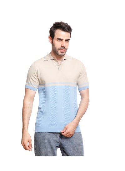 Buy Coup - Woven Polo-Shirt with Short Sleeves in Saudi Arabia