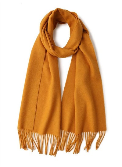 Buy Solid Color Soft And Comfortable Wool Scarf in UAE