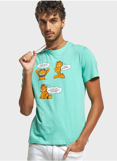 Buy Garfield Crew Neck T-Shirts in UAE