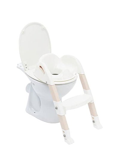 اشتري Kiddyloo Toilet Seat W/ Step White في الامارات