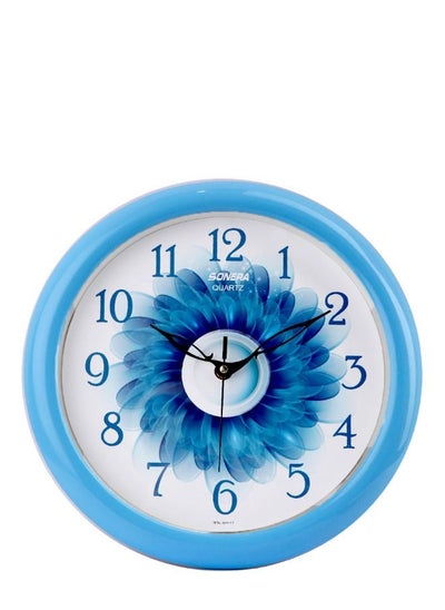 اشتري Sonera Wall Clock - 9241 -Analog-Quartz- sky Blue في مصر