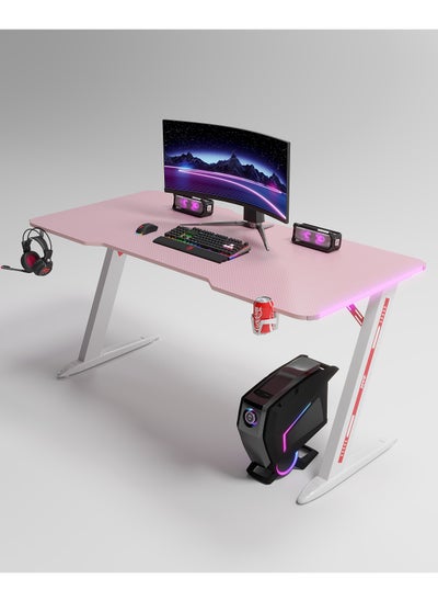 Buy Computer Table for Games 120 x 60 cm with RGB Lighting in Saudi Arabia