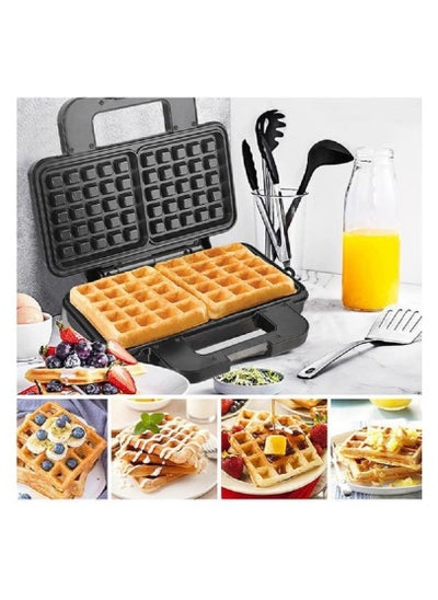 Buy Sokany  2 Slice Waffle Maker With Double Side Heating -1000 Watt (SK-BBQ-225) in Egypt